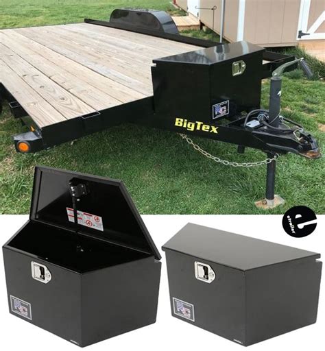 utility trailer steel storage boxes|waterproof trailer storage boxes.